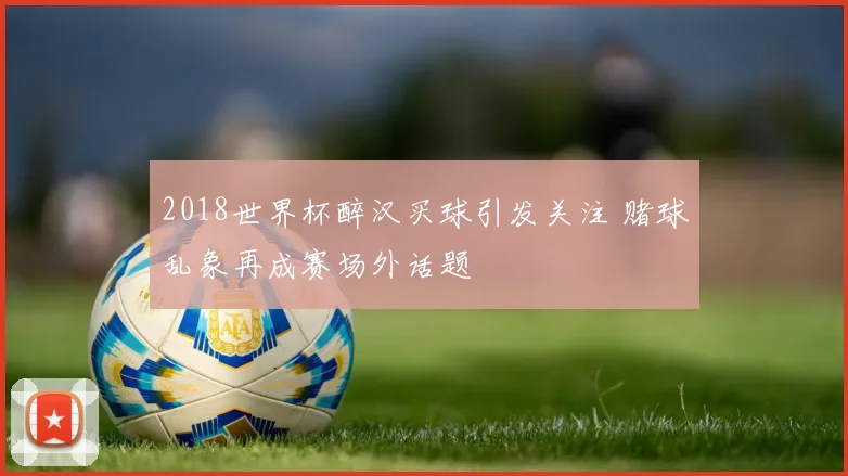 2018世界杯醉汉买球引发关注 赌球乱象再成赛场外话题